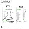 LAMTECH POWERFUL BLUETOOTH WIRELESS SPORTS EARPHONES BLACK