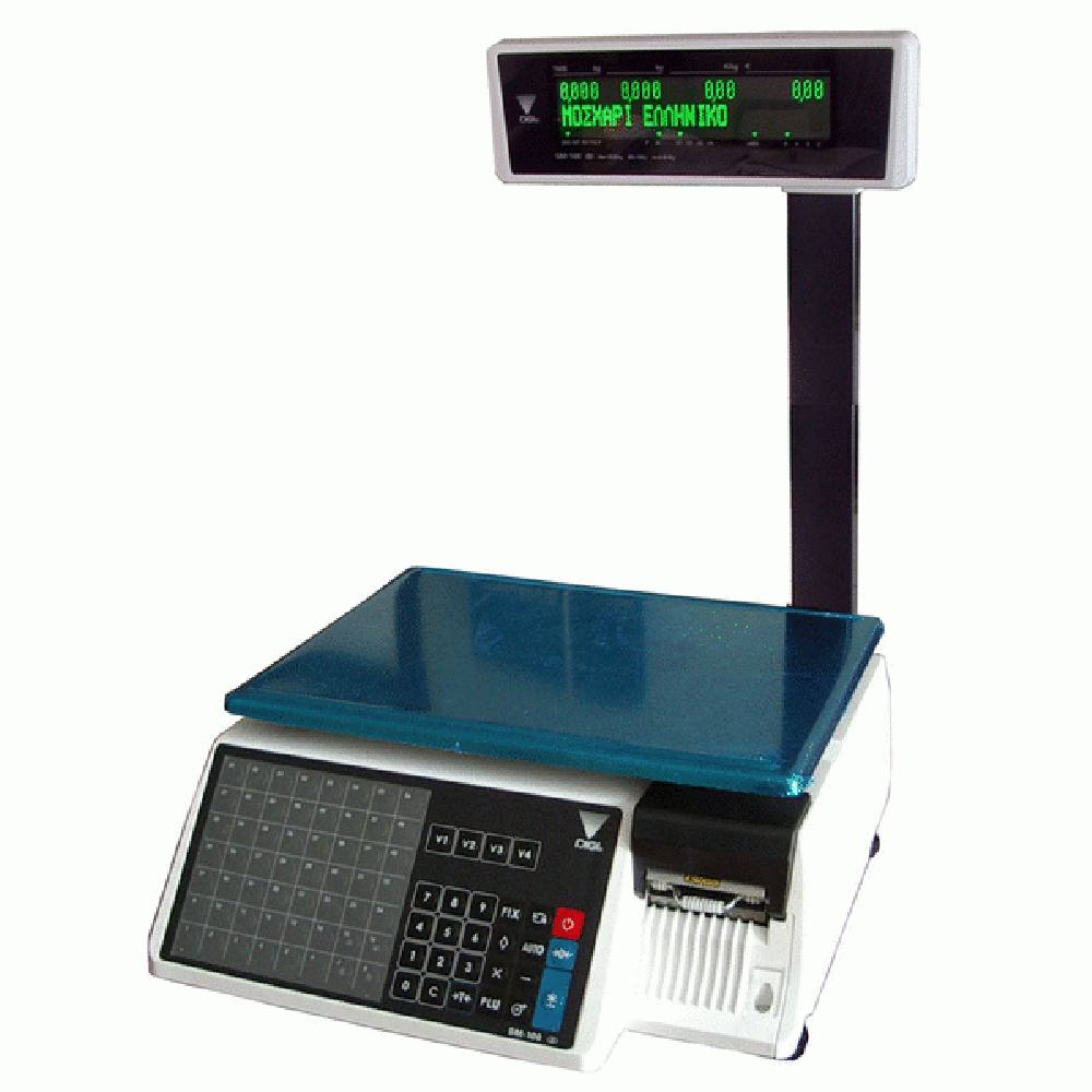 DIGI SM-100PCS PLUS (15Kg) Ηλεκτρονικός ζυγός δικτύου ετικέτας – χαρτοταινίας