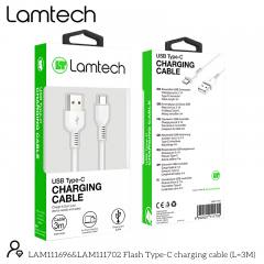 LAMTECH DATACABLE TYPE C 3M WHITE