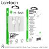 LAMTECH DATACABLE TYPE C 3M WHITE