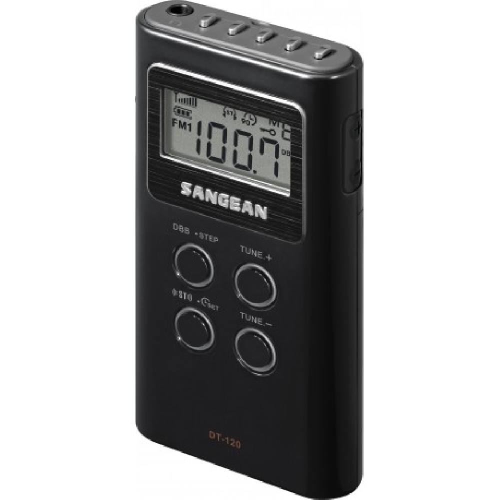 Sangean DT-120 BLACK - Φορητό Ραδιόφωνο