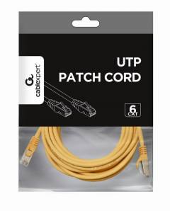 CABLEXPERT UTP CAT6 PATCH CORD 3M YELLOW