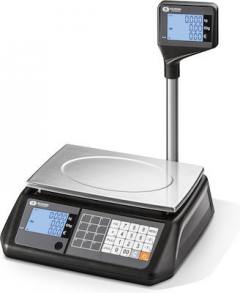 ELICOM S300P, Ηλεκτρονική Ζυγαριά Λιανικής με Κολώνα  (30Kg - 10g)