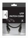 CABLEXPERT UTP CAT6 PATCH CORD 0.5M BLACK