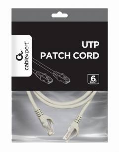 CABLEXPERT UTP CAT6 PATCH CORD 1M GREY
