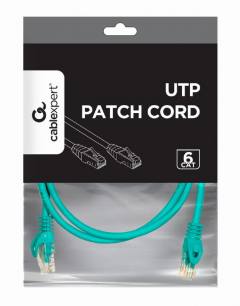 CABLEXPERT UTP CAT6 PATCH CORD 1M GREEN