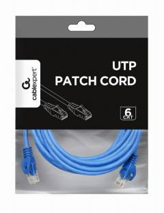 CABLEXPERT UTP CAT6 PATCH CORD 3M BLUE