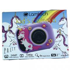LAMTECH KID CAMERA WITH SILICON CASE UNICORN POLLY