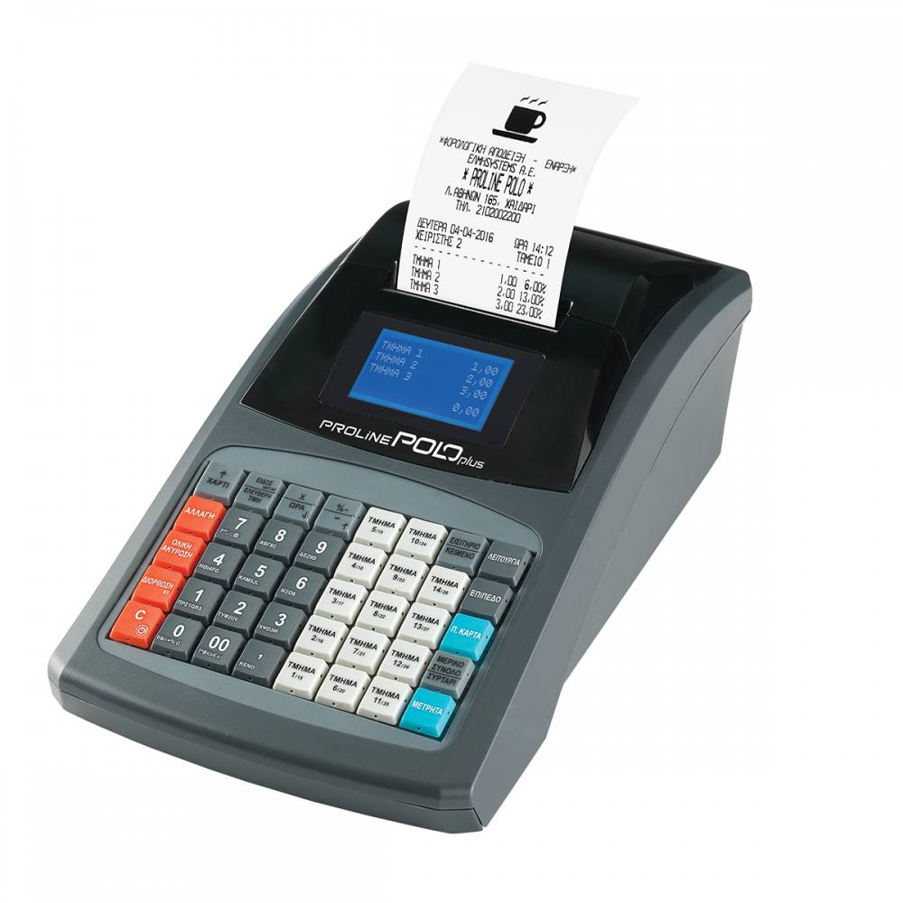 Ταμειακή Μηχανή PROLINE POLO plus, με Μπαταρία