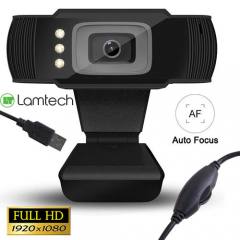 LAMTECH FULL HD USB WEB CAMERA WITH LED 1080P REFURBISHED