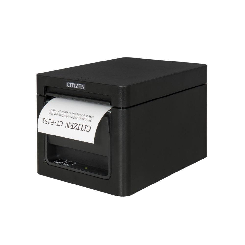 CITIZEN CT E351, Θερμικός εκτυπωτής αποδείξεων (USB-Ethernet) - Μαύρος