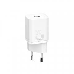Baseus Super Si 1C Travel  Quick Charger White (25W) (CCSP020102) (BASCCSP020102)