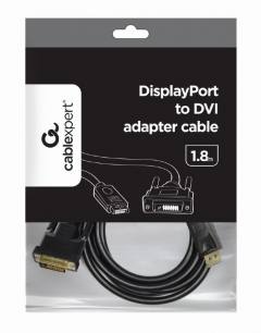 CABLEXPERT DISPLAYPORT TO DVI ADAPTER CABLE 1,8M