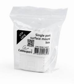 CABLEXPERT CAT6 UTP SINGLE PORT SURFACE MOUNT BOX