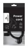CABLEXPERT POWER CORD RIGHT ANGLED C13 VDE APPROVED 1,8M