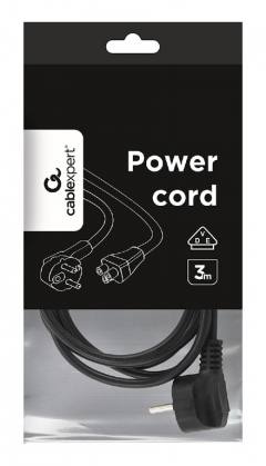 CABLEXPERT POWER CORD C5 VDE APROVED 3M