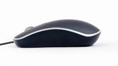 GEMBIRD USB WIRED OPTICAL MOUSE BLACK/SILVER