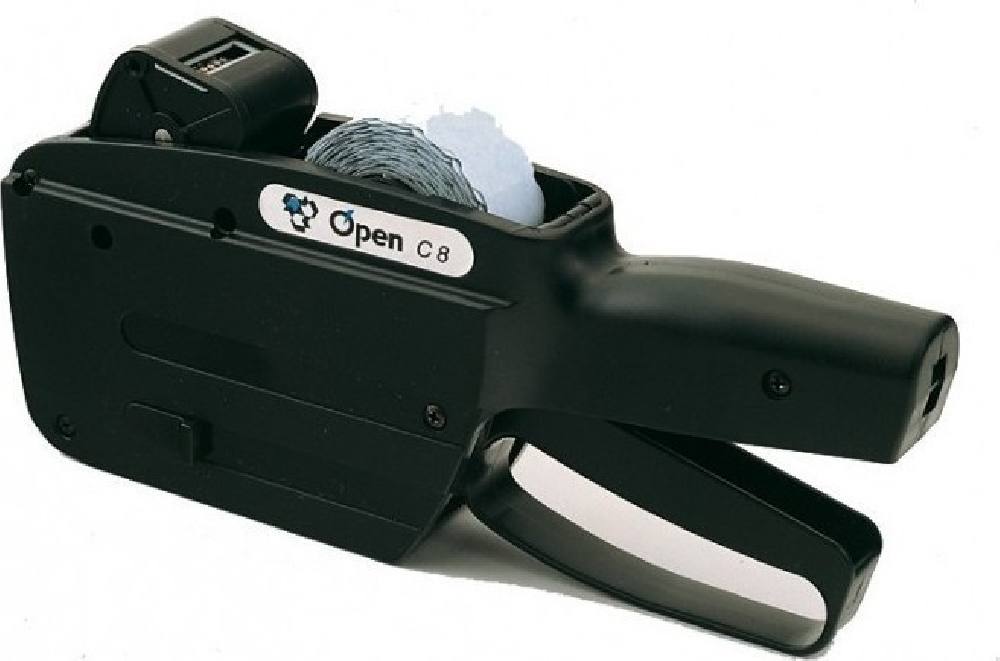 Open C8 - 2612, Ετικετογράφος Μονής σειράς - 8 ψηφίων