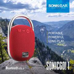 SONIC GEAR BT5.3 PORTABLE WIRELESS SPEAKER WITH FM RED