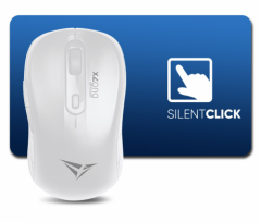 ALCATROZ SILENT AIRMOUSE DUO 7X WIRELESS/BT MOUSE WHITE
