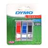 Ταινία Ετικετογράφου DYMO S0847750 Embossing Pack (3 Tapes) - 9mm (Blue/Black/Red) (S0847750)