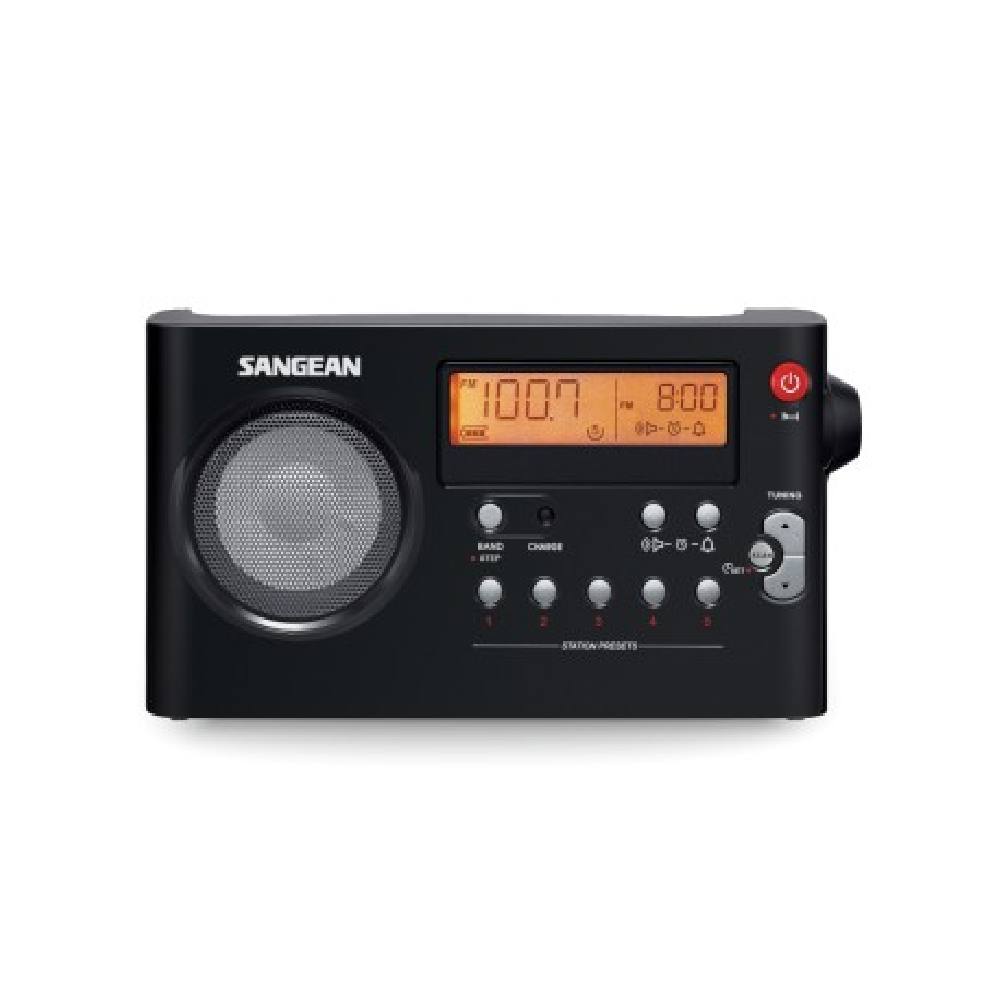 SANGEAN PACK PR-D7BLACK FM/AM/BLUETOOTH PORTABLEDIGITAL TUNING RECEIVER