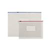 Officepoint Διαφανείς θήκες Α4 με zip χρωματιστές (MAG-3450000-02) (OFPMAG-3450000-02)