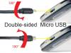 CABLEXPERT DOUBLE-SIDED MICRO-USB TO USB 2,0 AM CABLE 1,8M BLACK