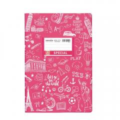 Doodle Εξήγηση Φούξια Ριγέ 17x25 50φ. (4326) (TYP4326)