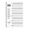 Typotrust Διαχωριστικά A4 Αριθμητικά Πλαστικά 1-10 (FP40110) (TYPFP40110)
