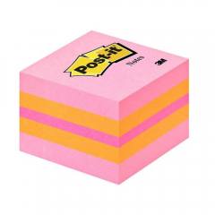 Αυτοκόλλητα Χαρτάκια 3M Post-it 51 x 51 mm (Ροζ) (400 Φύλλα) (2051P)