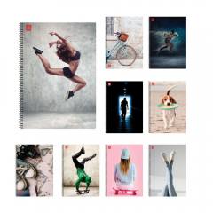 Typotrust Illustration Τετράδιο Σπιράλ Β5 2 θεμάτων (4552-23) (TYP4552-23)