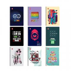 Typotrust Trendy Τετράδιο Σπιράλ Β5 3 θεμάτων (4553-13) (TYP4553-13)