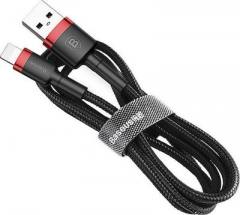 Baseus Lightning Cafule Cable 2.4A 1m Red + Black (CALKLF-B19) (BASCALKLF-B19)