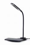 GEMBIRD DESK LAMP WITH WIRELESS CHARGER BLACK