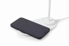GEMBIRD DESK LAMP WITH WIRELESS CHARGER WHITE