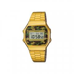 Casio Ψηφιακό Ρολόι Μπαταρίας με Μεταλλικό Μπρασελέ σε Χρυσό (ITA168WEGC-3EF) (CASITA168WEGC-3EF)