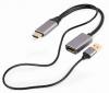 CABLEXPERT ACTIVE 4K HDMI MALE TO DISPLAYPORT FEMALE ADAPTER BLACK RETAIL PACK