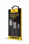 CABLEXPERT ACTIVE 4K HDMI MALE TO DISPLAYPORT FEMALE ADAPTER BLACK RETAIL PACK