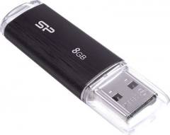 SILICON POWER USB Flash Drive Ultima II-I, 8GB, USB 2.0, μαύρο