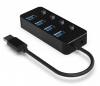 GEMBIRD USB3.1 (GEN1) POWERED 4-PORT HUB WITH SWITCHES