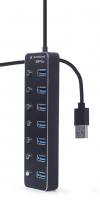 GEMBIRD 7-PORT USB3.1 (GEN1) HUB WITH SWITCHES