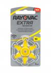 RAYOVAC μπαταρίες ακουστικών βαρηκοΐας 10MF, mercury free, 1.45V, 6τμχ