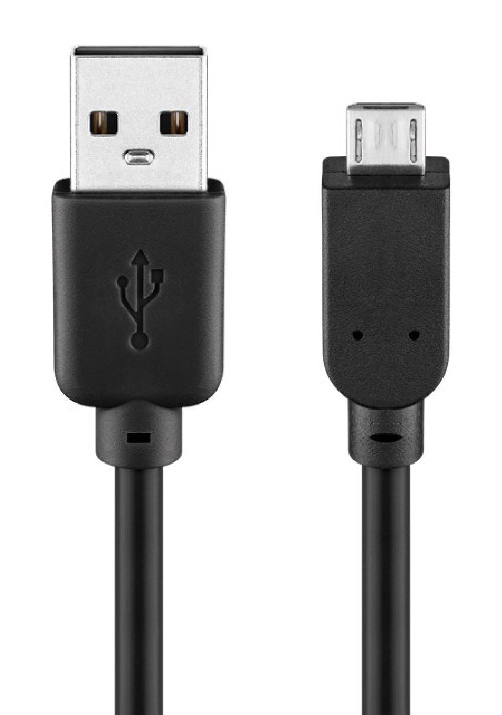 GOOBAY καλώδιο USB 2.0 σε Micro USB 93181, 1.5m, μαύρο