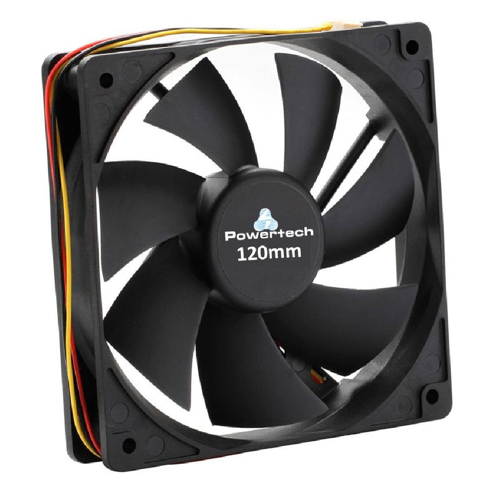 POWERTECH ανεμιστήρας PT-156, 120 x 120 x 25mm, 12V, 3pin & 4 βίδες