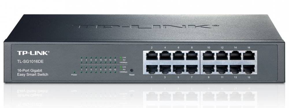 TP-LINK Easy Smart Switch TL-SG1016DE, 16-Port Gbit, Ver. 7.0