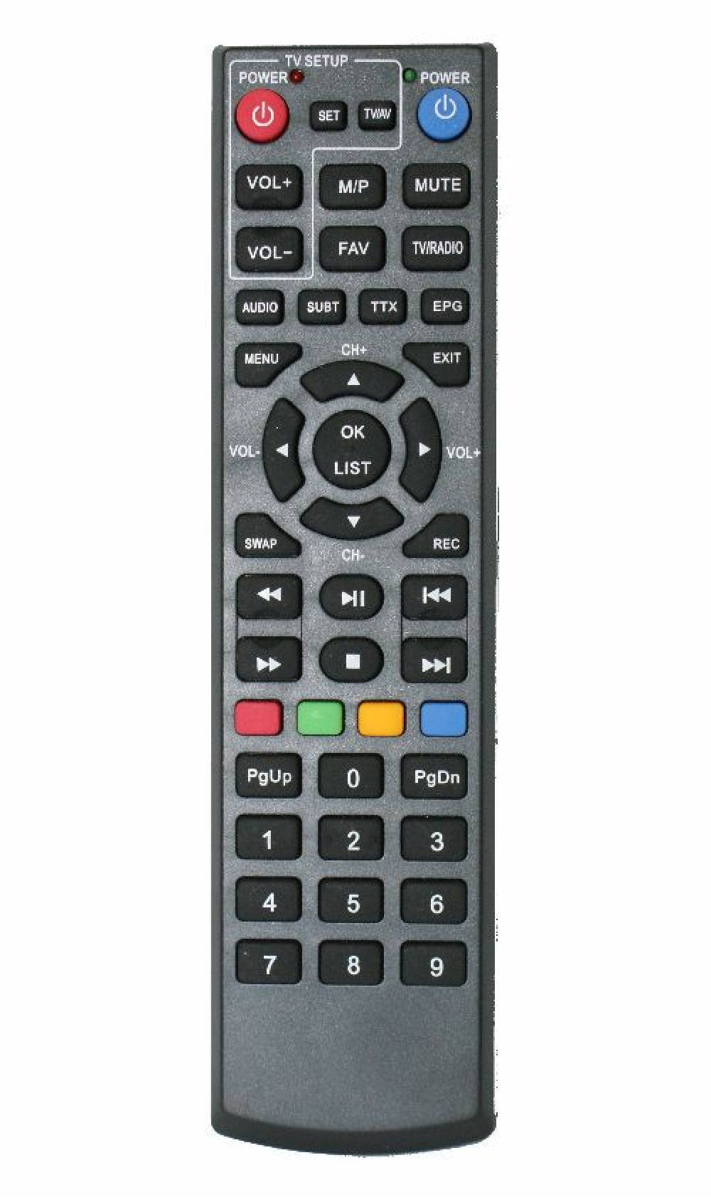 POWERTECH τηλεχειριστήριο 201516, για αποκωδικοποιητή PT-240