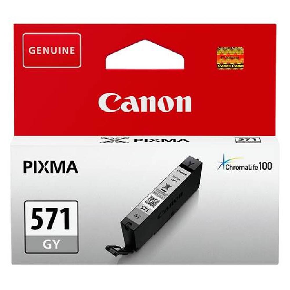 Canon Μελάνι Inkjet CLI-571GY Grey  (0389C001) (CANCLI-571GY)