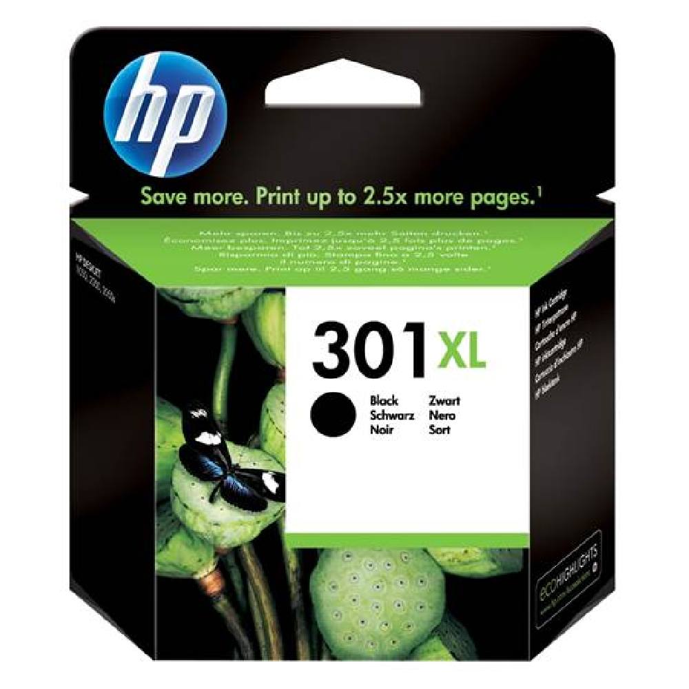 HP Μελάνι Inkjet No.301XL Black (CH563EE) (HPCH563EE)
