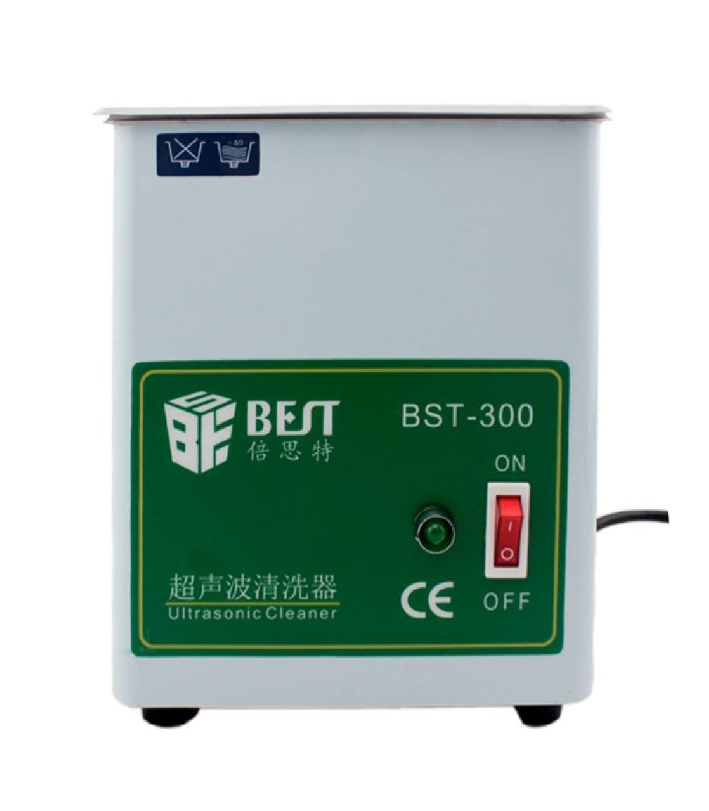 BEST Ultrasonic Cleaner BST-300, Stainless Steel, 50W